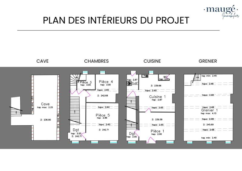Maison - 120 m² - 3 pièces