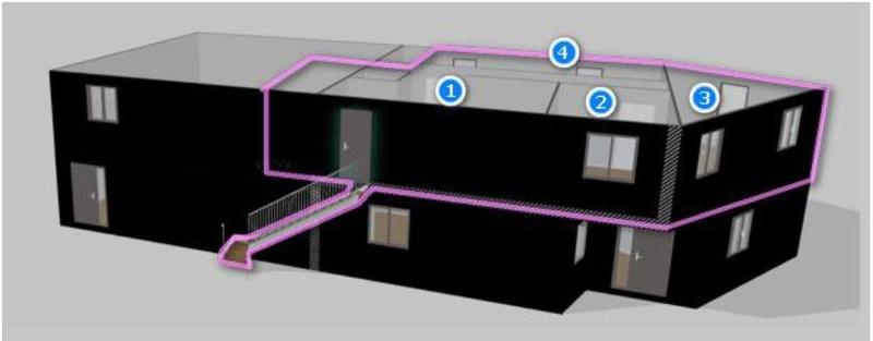 Bureau - 43 m² - 4 pièces
