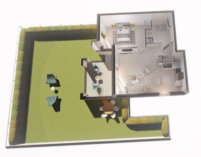 Appartement - 46 m² - 2 pièces