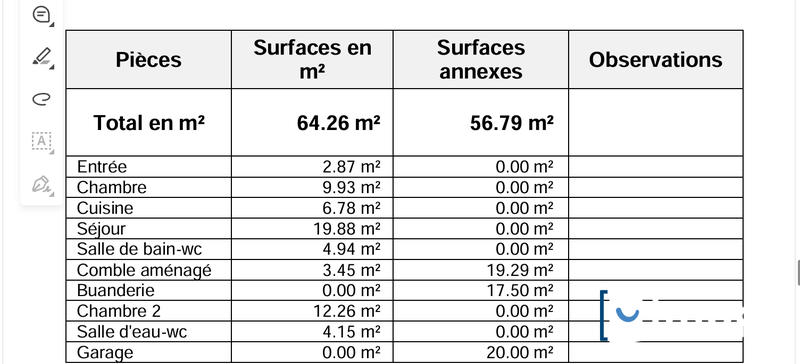 Maison de ville - 80 m² - 3 pièces