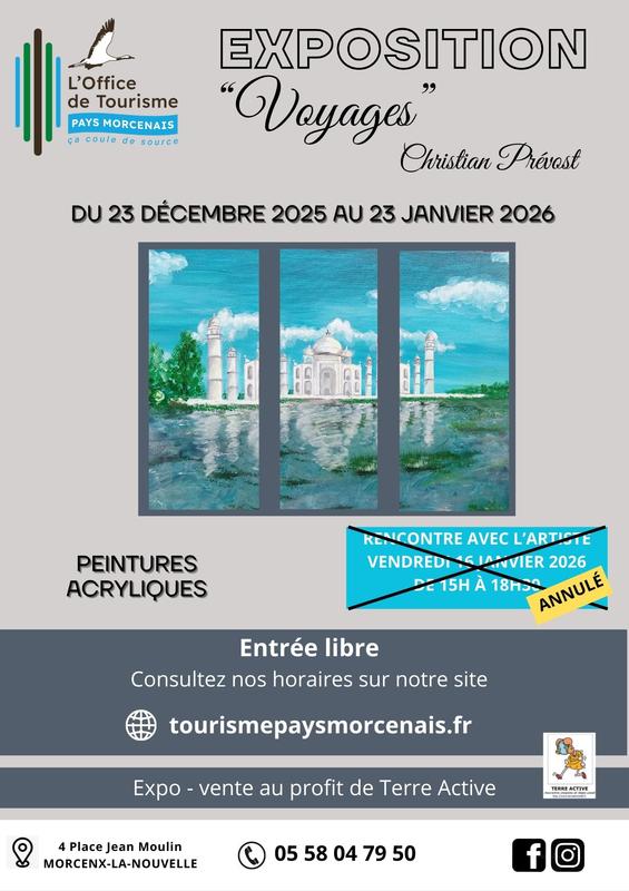 Exposition peintures "Voyages"
