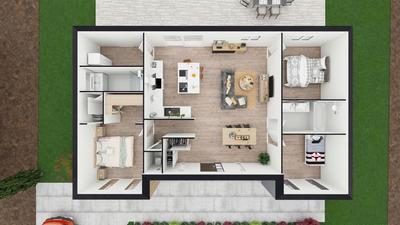 Maison - 104 m² - 5 pièces