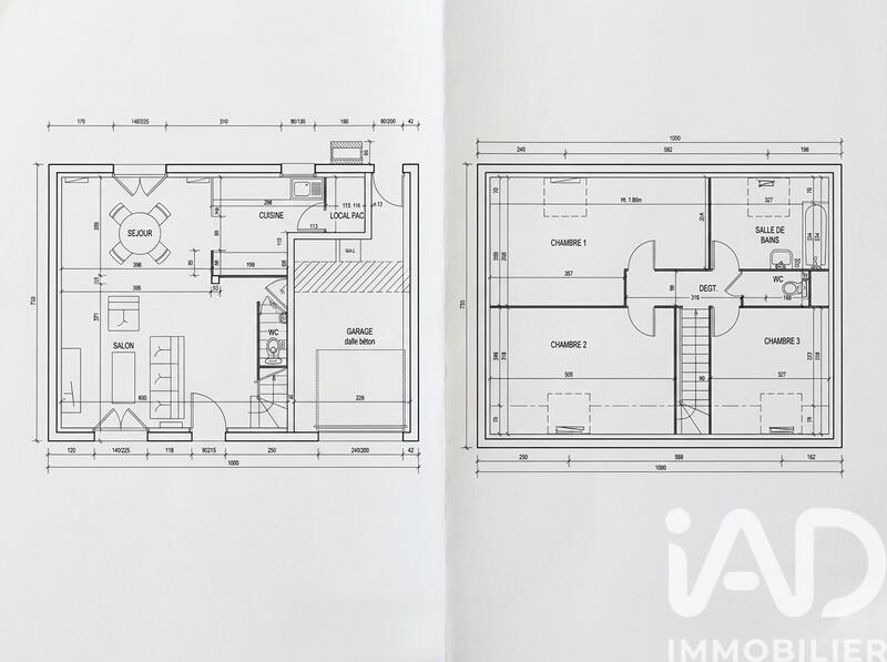 Maison - 84 m² - 4 pièces