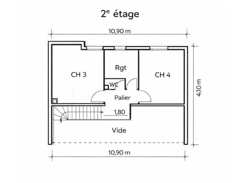 Maison - 113 m² - 3 pièces