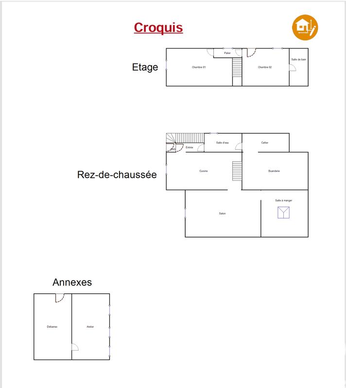 Maison de village - 79 m² - 4 pièces