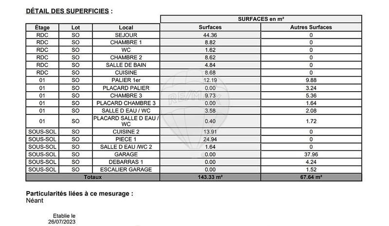 Maison - 143 m² - 5 pièces