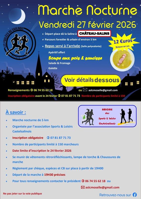 Marche nocturne de Château-Salins