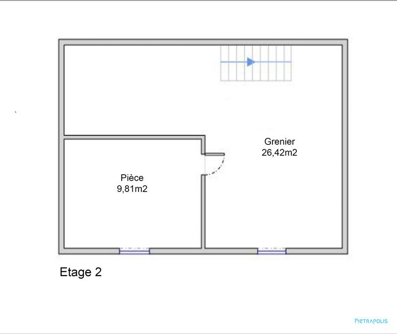 Maison - 65 m² - 3 pièces