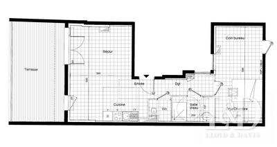 Appartement - 47 m² - 2 pièces