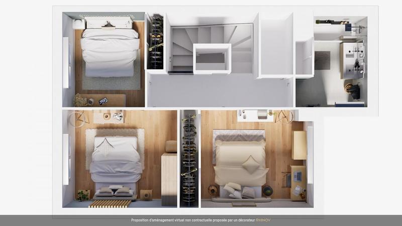 Maison - 97 à 99 m² - 4 pièces