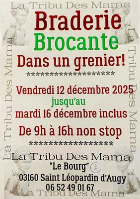 Brocante dans un grenier