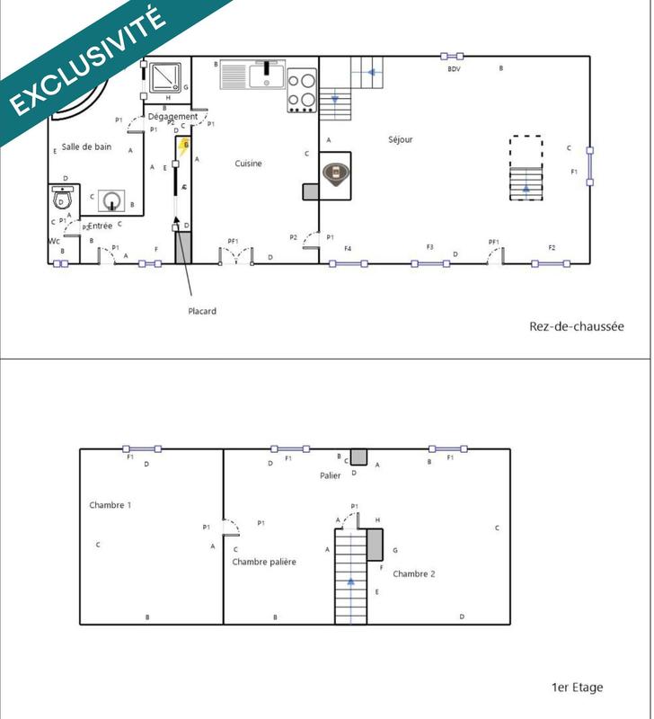 Maison - 102 m² - 4 pièces