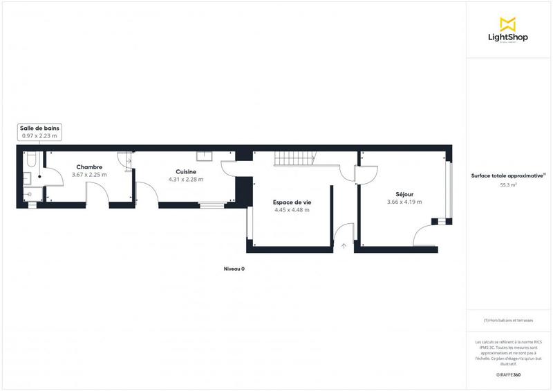 Appartement - 83 m² - 5 pièces