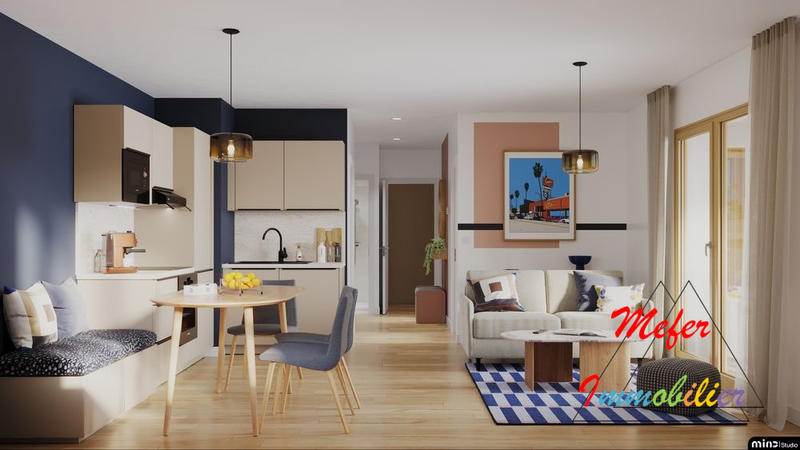 Appartement - 63 m² - 3 pièces