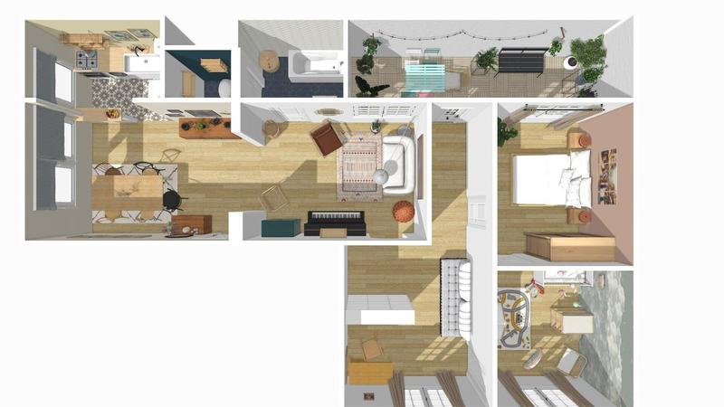 Appartement - 74 m² - 4 pièces