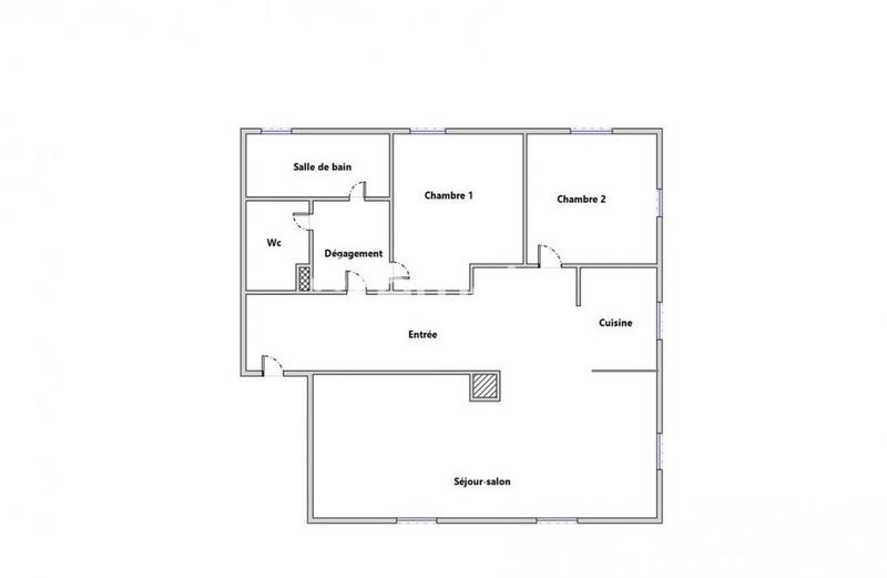 Appartement - 70 m² - 3 pièces