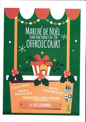 Marché de noël semi nocturne