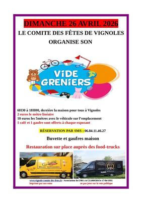 Vide-grenier du comité des fêtes