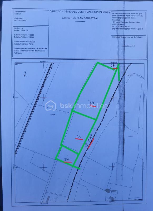 Terrain agricole - 107 573 m²