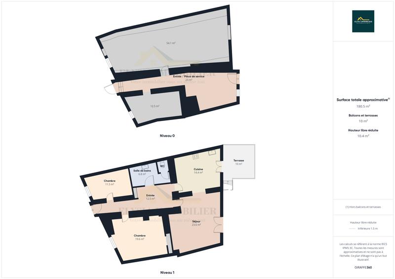 Maison - 91 m² - 3 pièces