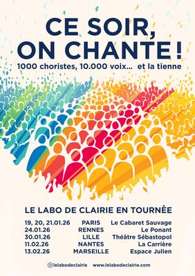 Le Labo de Clairie lance sa tournée &quot;Ce soir, on chante !&quot;