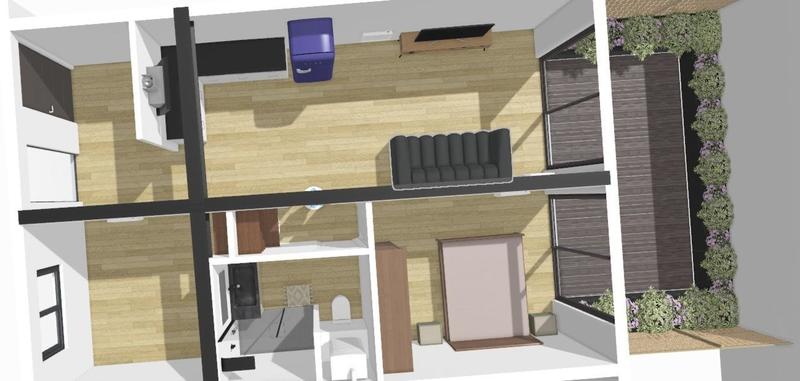 Appartement - 58 m² - 3 pièces