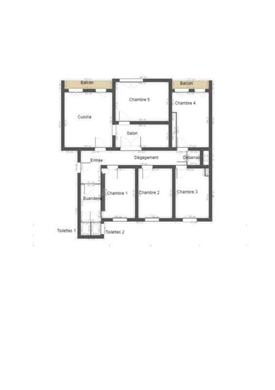 Chambre - 14 m² - 1 pièce