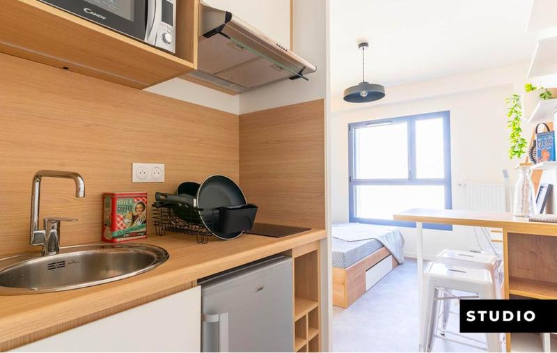 Studio - 17 m² - 1 pièce