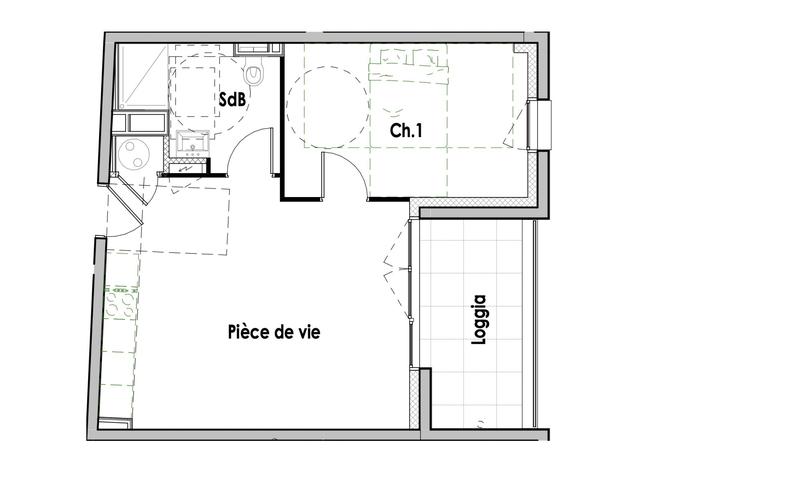 Appartement - 50 m² - 4 pièces
