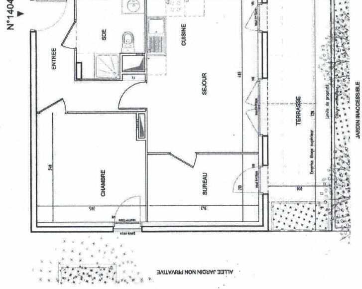 Appartement - 46 m² - 2 pièces