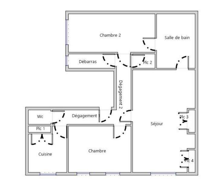 Appartement - 84 m² - 3 pièces