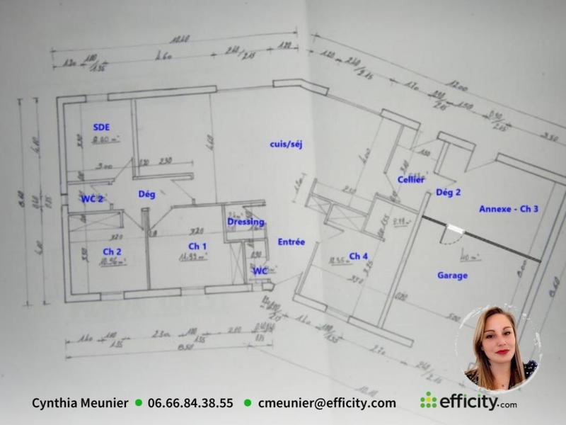 Pavillon - 130 m² - 6 pièces