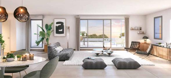 Appartement - 80 m² - 3 pièces