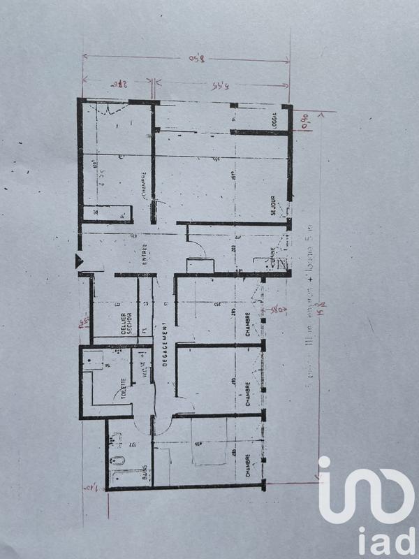 Appartement - 106 m² - 5 pièces