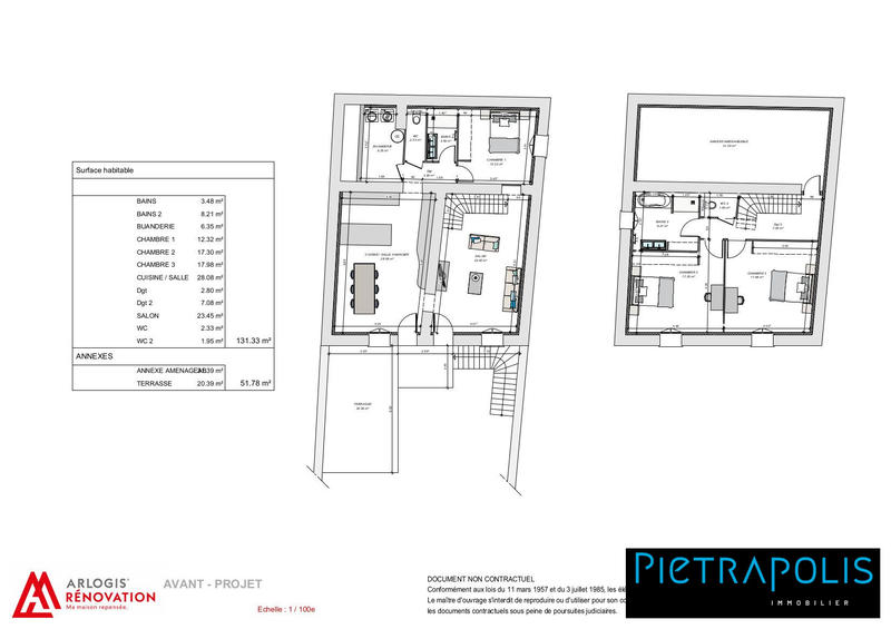 Maison - 140 m² - 5 pièces