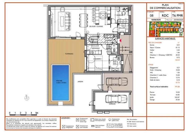 Villa - 171 m² - 6 pièces