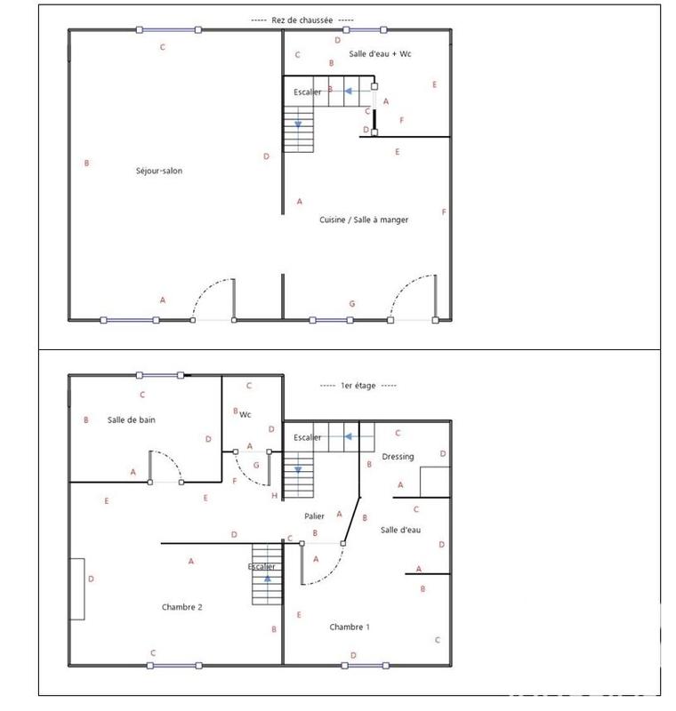 Maison de campagne - 100 m² - 4 pièces