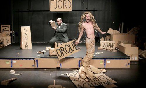 Cabaret de cartons &quot;Les Gros patinent bien&quot;