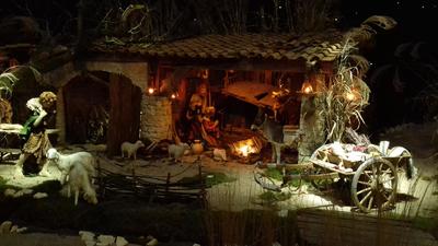 Visite nocturne de la crèche et concert de Noël
