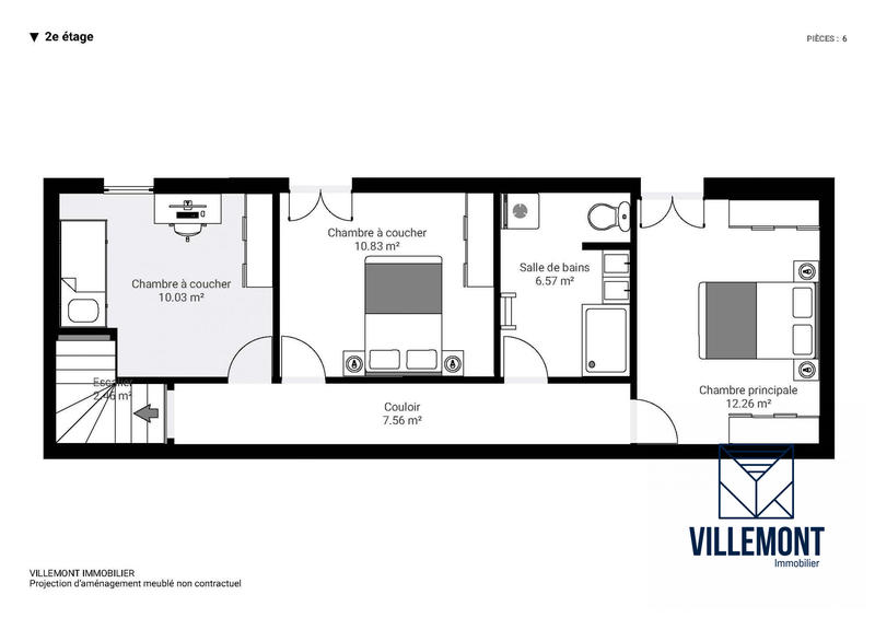 Duplex - 102 m² - 4 pièces
