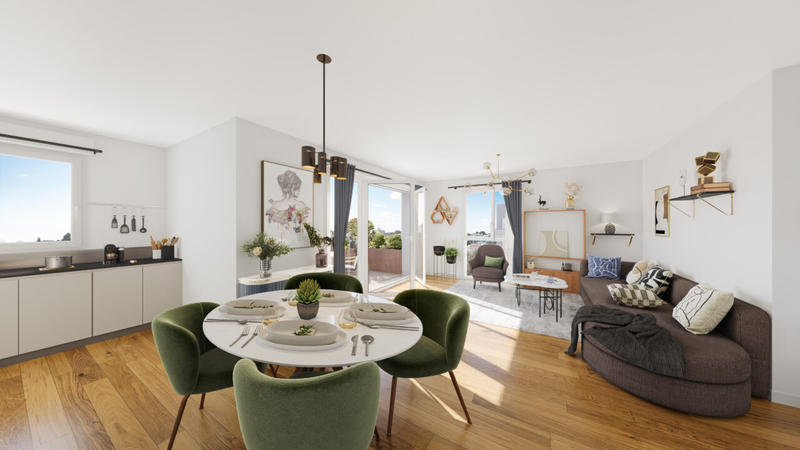 Appartement - 43 m² - 2 pièces