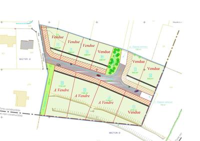 Terrain constructible - 1 197 m²