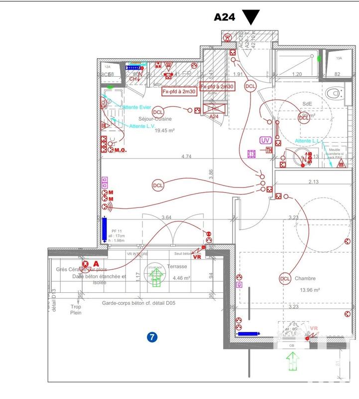 Appartement - 42 m² - 2 pièces