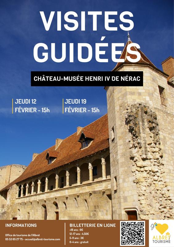 Visites guidées du Château-Musée Henri IV pour les Vacances de février
