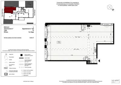 Loft - 83 m² - 4 pièces
