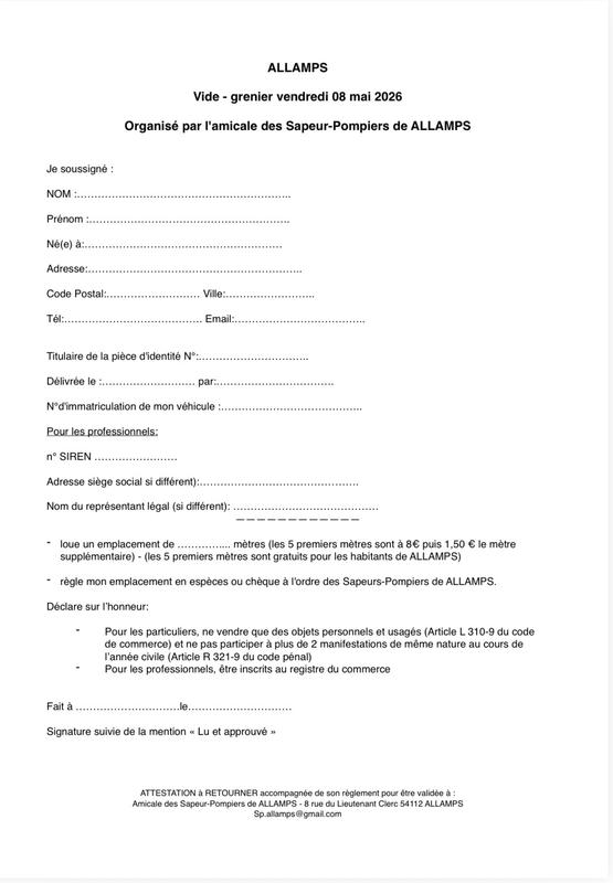 Brocante, vide grenier