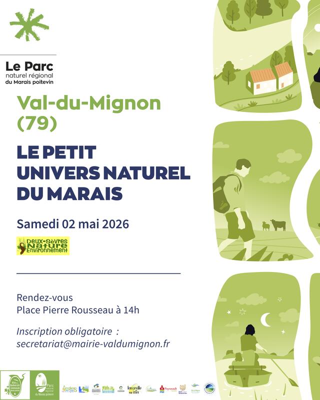 Le petit univers naturel du marais à Val-du-Mignon