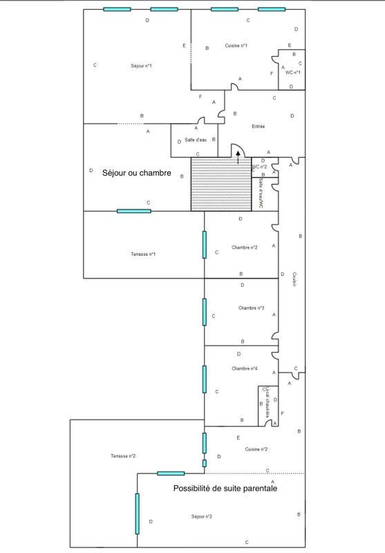 Appartement - 159 m² - 7 pièces