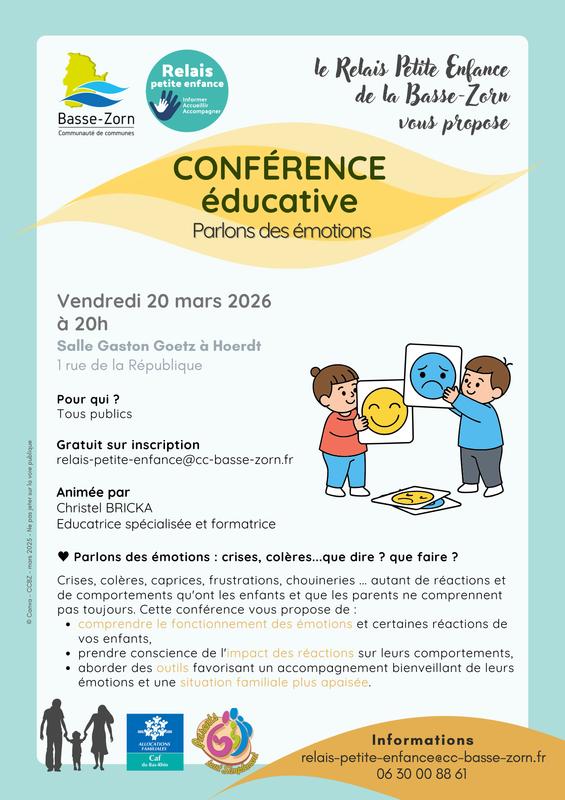 Conférence "Parlons des émotions" à 20h