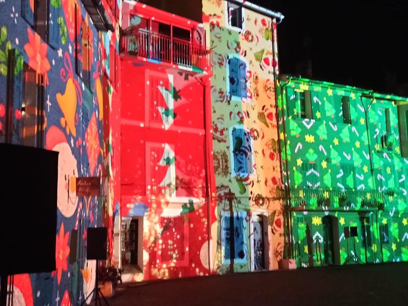 Vidéo-Mapping de Noël à Martigues